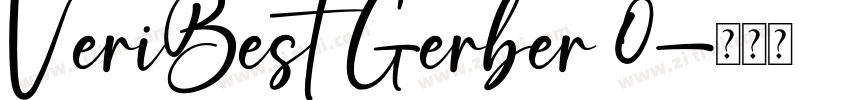 VeriBest Gerber 0字体转换